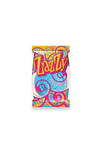 zazzy Sour Chewy Candy Jelly Rolls 40Gram Pack Of 24, Assorted