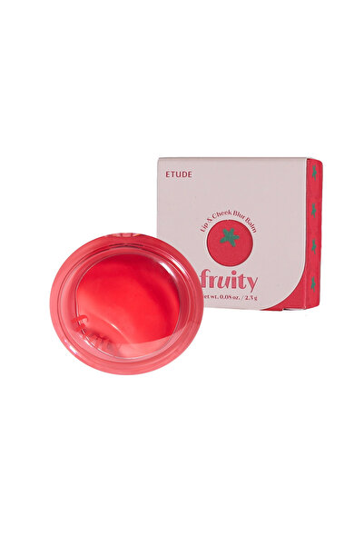 ETUDE Fruity Lip & Cheek Blur Balm-01 Red Tomato