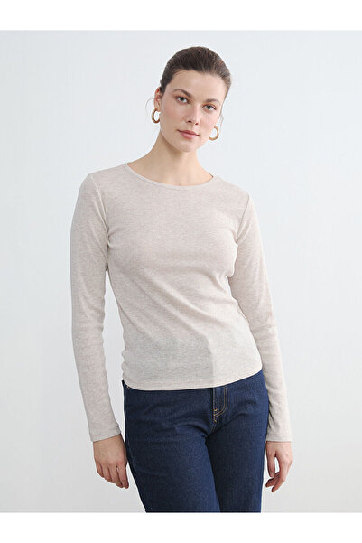 LC Waikiki Nevavm Oval Neck Women's Bodysuit