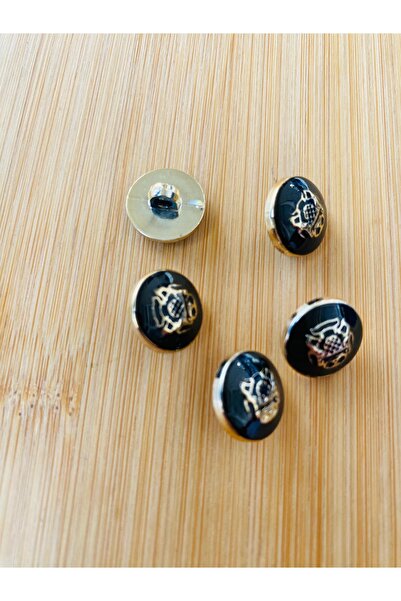 Lorin hobi Metalized Efe Vest Button 14 mm 5 Pieces Model;6