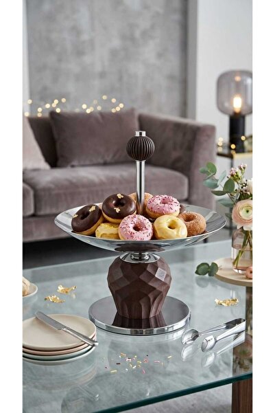 Generic Luxury Style Dessert Fruit Tray with Elevated Stand Modern Design Dec...