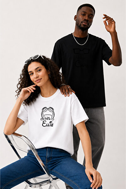 LORVEX Tricou oversize pentru bărbați și femei, 100% bumbac, imprimat, croial...