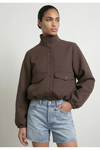 HYPEDROP Hype Drop Women's Shirt-Jacket 32000864 Hdlucia Ls High-Neck Shacket
