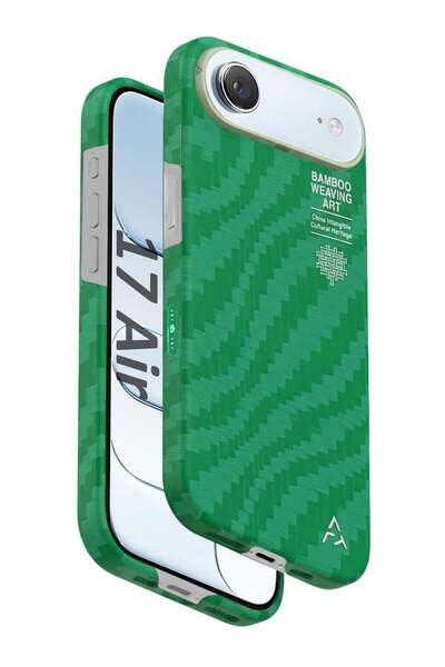 AIRITY Bamboo Fiber Protective Case for iPhone 17 Air – Ultra Durable, Lightw...