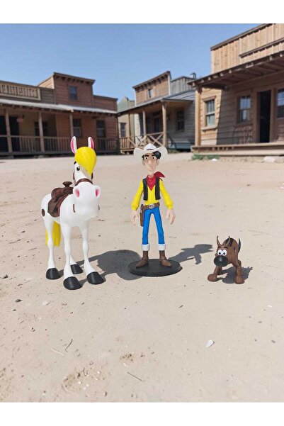 EFSeR ATÖLYE Red Kit, Dül Dül and Rin Tin Tin Figure Set Decoration Figure