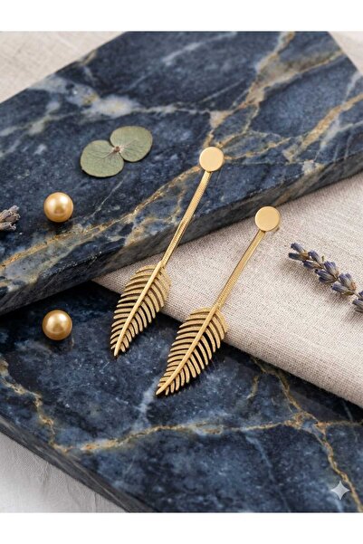 CLOVER JEWELRY أقراط فولاذية نسائية