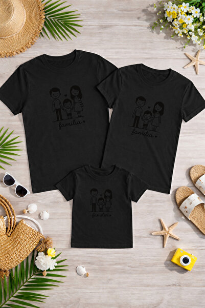 LORVEX Tricou supradimensionat pentru familie, mamă, tată, copil, 100% bumbac...
