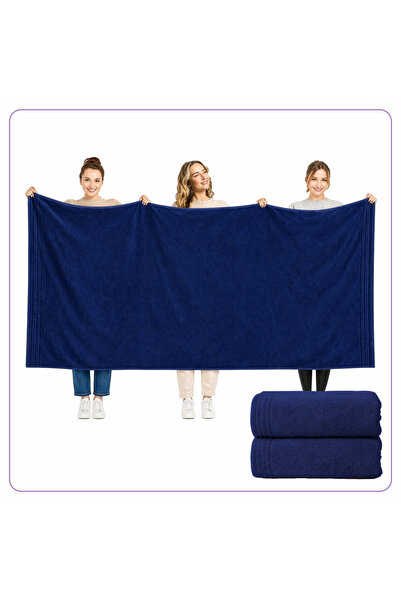 Donetella Bath Sheet Set 2 Pack 90x180 cm – 330 GSM Microfiber, Soft, Absorbe...