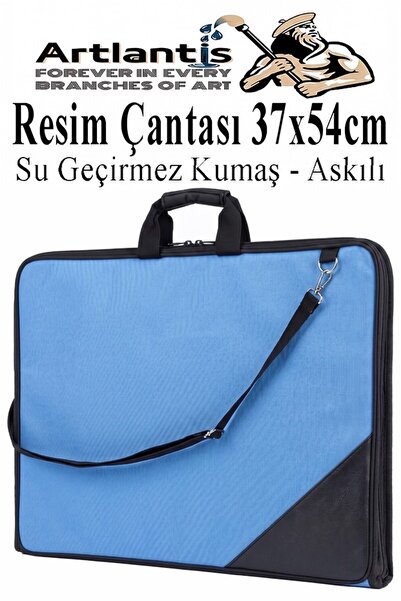 Artlantis Resim Çantası Kumaş 37x54 cm 1 Adet Teknik Resim Dosya Çantası 35x5...