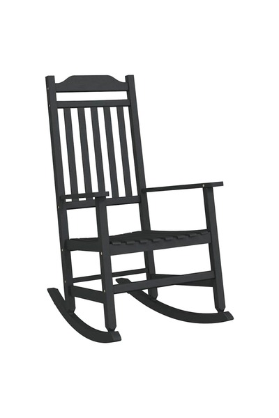 vidaxl Scaun balansoar Negru 84 x 65 x 114 cm Rășină