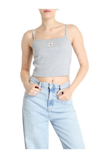 Calvin Klein Γυναικείο Αμάνικο Τοπ Γκρι LV047C908G-P79