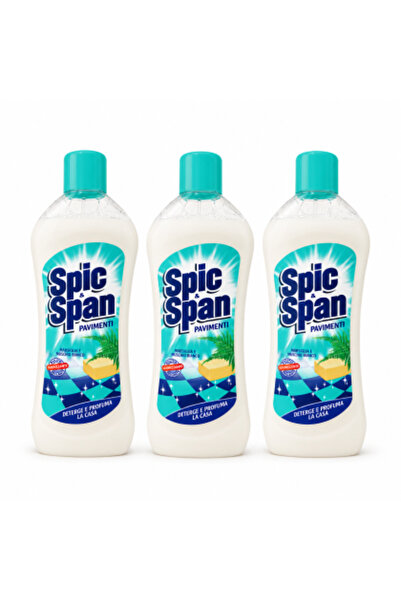 SPIC & SPAN Set pentru pardoseli, Marsiglia și Muschio Bianco, 3 x 1000 ml