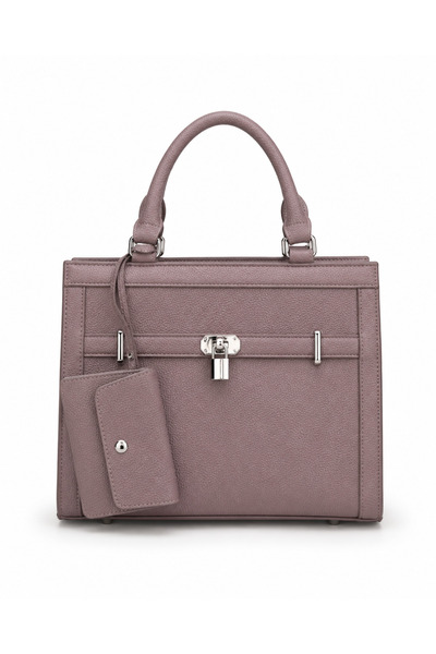 mothers dream Luxury Structured Handbag with Mini Pouch – Available in 5 Colors