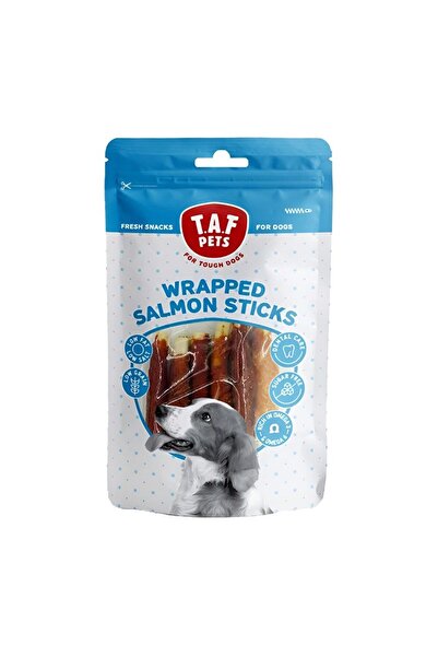 TAF PETS Λιχουδιά Σκύλου Τυλιχτοί Ράβδοι Σολομού 75gr