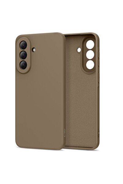 Tech-Protect Icon Silicone Case for Samsung Galaxy A37 5G Brown