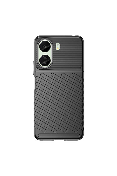 OEM Husă de protecție Thunder din TPU flexibil pentru Xiaomi Redmi 13C - Negru