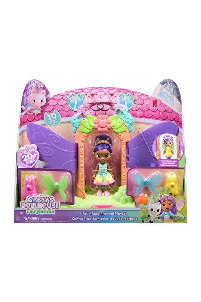 Gabby's Dollhouse Set de joaca, Gabbys Dollhouse Fairylandia, Fairy Magic Rev...