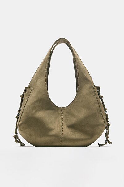 Pull & Bear Şerit detaylı tote çanta