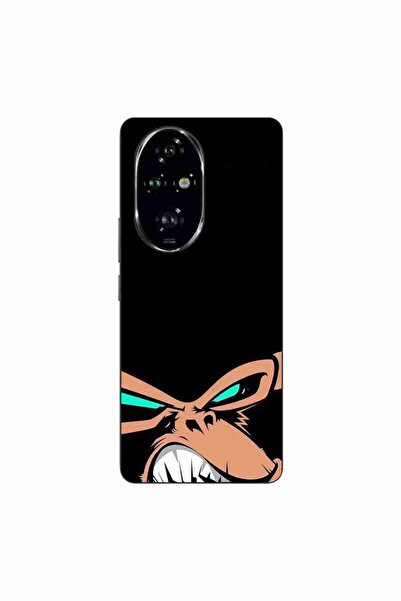 OEM Case compatible with Honor 200 Pro Silicone Gel Tpu Angry Monkey Pattern