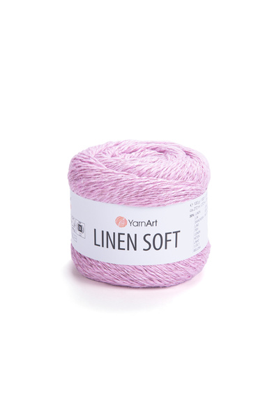 Yarnart Pachet avantajos de 4 bucăți din in moale, 30% in, 36% viscoză, 34% b...