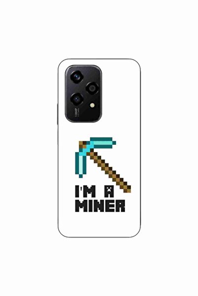 OEM Husa compatibila cu Honor 200 Lite Silicon Gel Tpu Model Minecraft Miner