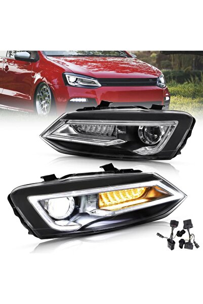 X POWER TUNİNG VOLKSVAGEN POLO 6C 2015-2016-2017 AUDİ DİZAYN LEDLİ ÖN FAR