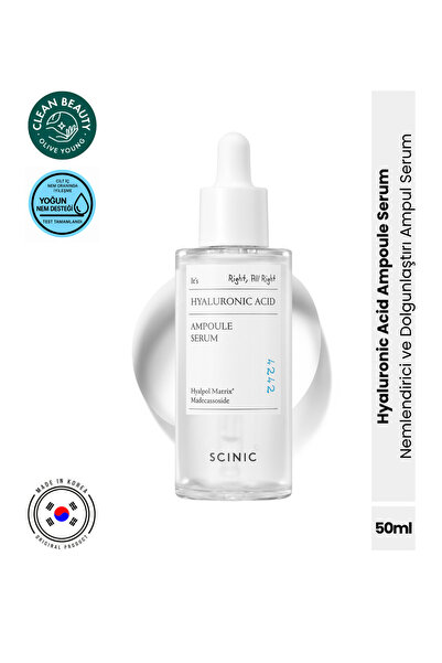 SCINIC Hyaluronic Acid Ampoule Serum Intensive Moisturizing Serum 50ml