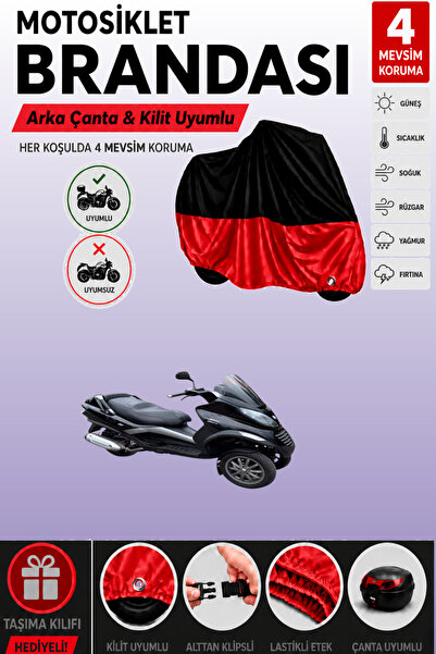 Cemku Double Black Top - Red Bottom, Rear Bag Compatible Bumoto/Jinling Galla...