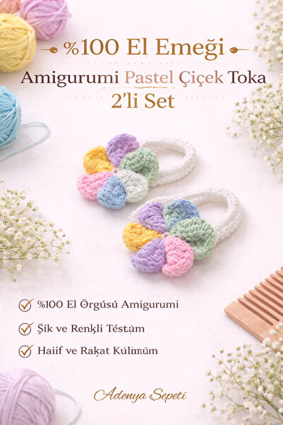 Adenya Handmade Amigurumi Wind Rose Buckle Set of 2 – Special Design Baby & C...