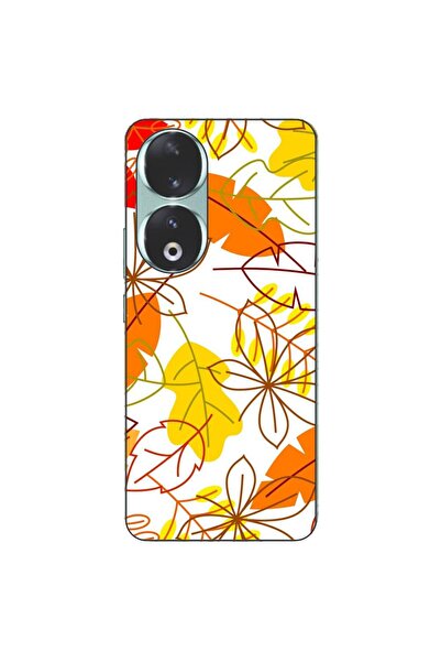 OEM Husa compatibila cu Honor 90 5G Silicon Gel Tpu Model Autumn Vivid Leaves
