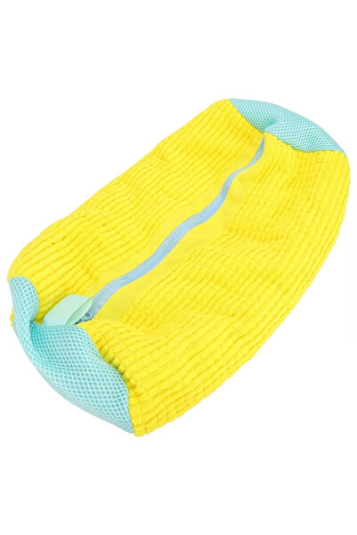 Depox ® Shoe Washing Bag, Efficient Protection and Cleaning, Yellow