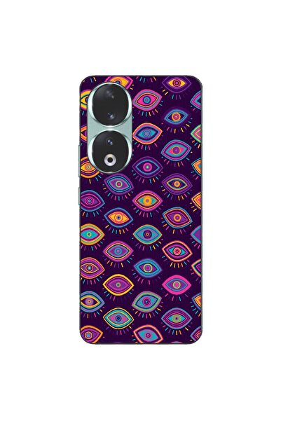 OEM Case compatible with Honor 90 5G Silicon Gel Tpu Tribal Eyes Pattern