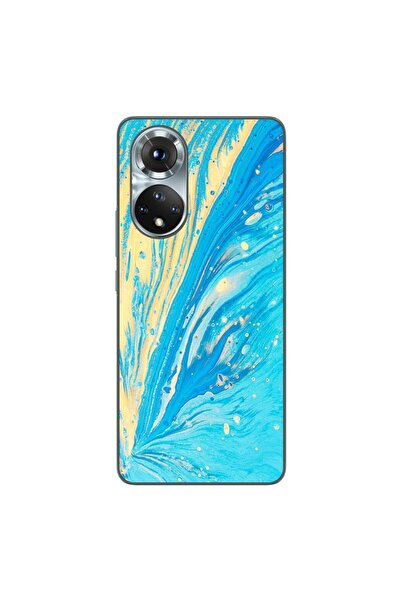 OEM Husa compatibila cu Honor 50 Silicon Gel Tpu Model Aqua Bloom