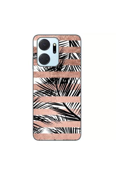 OEM Husa compatibila cu Honor X7a Silicon Gel Tpu Model Glimmering Noir