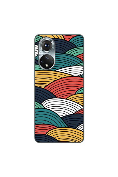 OEM Case compatible with Honor 50 Silicone Gel Tpu Pattern Abstract Striped P...