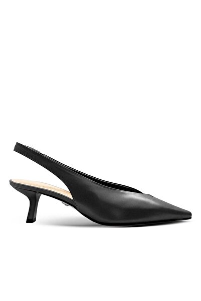 Vario Genuine Leather Low Heel Shoes 040 Nero (Black)