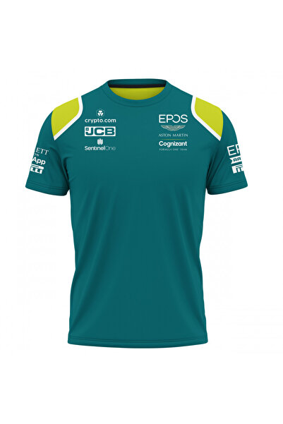 OEM Tricou barbati Aston Martin F1 , maneca scurta multicolor D049
