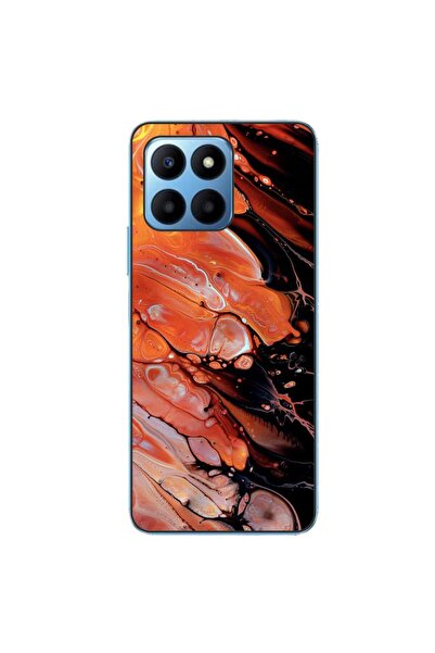 OEM Husa compatibila cu Honor X6 Silicon Gel Tpu Model Abstract Lava Flow