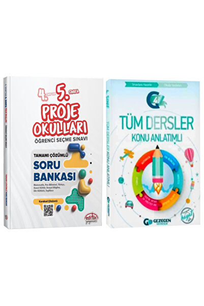 Editör Yayınevi 4. Sınıftan 5. Sınıfa Proje Okulları Öğrenci Seçme Sınavı Çöz...