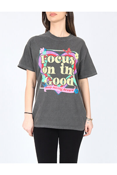 Evendi Oversize T-shirt, Dark Grey