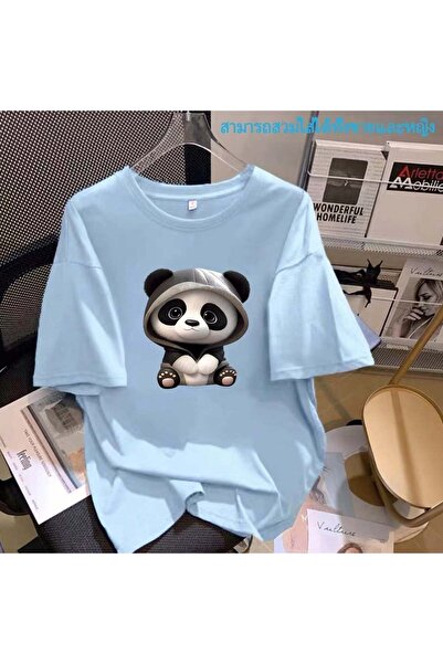 valeriae Tricou cu mânecă scurtă, croială lejeră, premium, cu imprimeu special