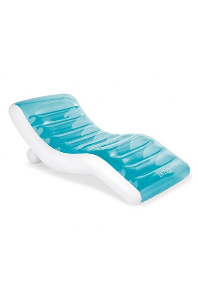 Z Store Inflatable Lounge Chair Blue/White 1.9 x 0.99 m – Intex