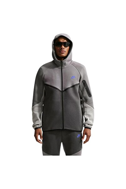 Nike Hanorac sportiv pentru bărbați, din fleece tehnic, tip Windrunner, cu fe...