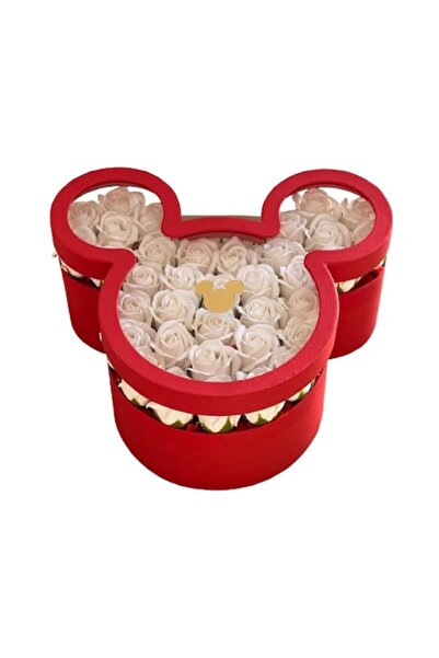 OEM Aranjament de trandafiri din săpun Mickey Mouse, Î 13cm x L 27cm x L 24cm...