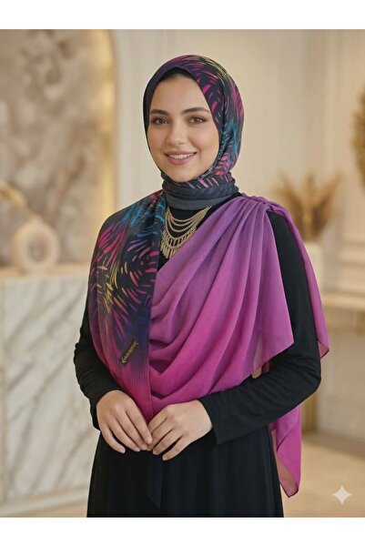 4seasons scarf Crepe Chiffon Veil