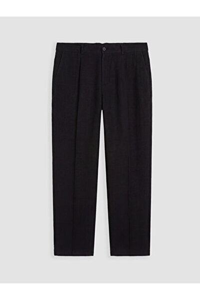 LC Waikiki Shining Store's Radiant Choices Standard Fit Linen Blend Men's Ple...
