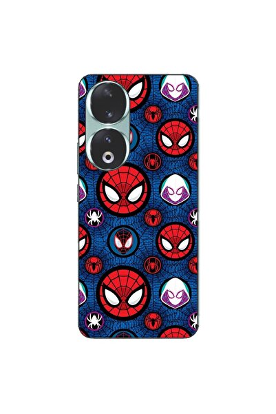 OEM Θήκη συμβατή με Honor 90 5G, από σιλικόνη gel TPU, με σχέδιο προσώπου Spi...