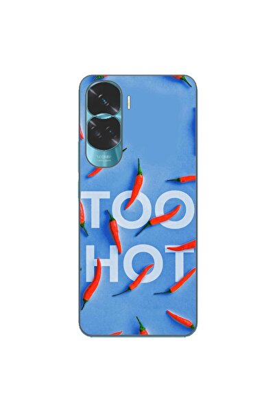 OEM Husa compatibila cu Honor 90 Lite 5G Silicon Gel Tpu Model Mesaj Too Hot