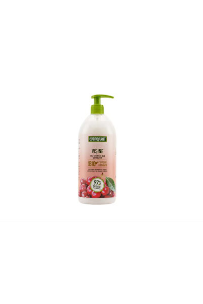 Cosmeplant Gel-Crema de Dus Catifelant cu extract de visine organice, 1000 ml