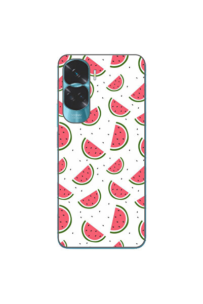 OEM Husa compatibila cu Honor 90 Lite 5G Silicon Gel Tpu Model Watermelons Pa...